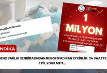 genç sağlık sendikasından rekor kırdıran etkinlik: 24 saatte 1 milyonu aştı…