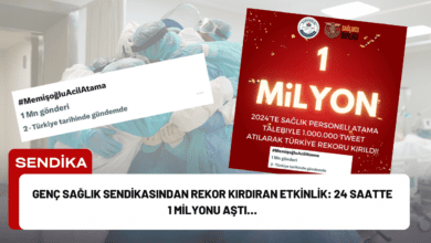 genç sağlık sendikasından rekor kırdıran etkinlik: 24 saatte 1 milyonu aştı…