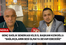 genç sağlık sendikası kilis i̇l başkanı kızıkoğlu: "sağlıkçıların sesi olmaya devam edeceğiz"