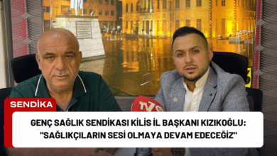 genç sağlık sendikası kilis i̇l başkanı kızıkoğlu: "sağlıkçıların sesi olmaya devam edeceğiz"