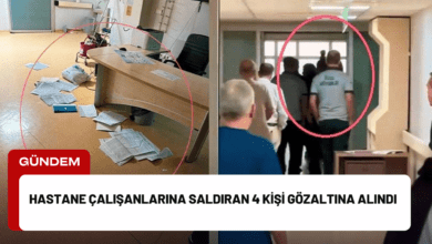 hastane çalışanlarına saldıran 4 kişi gözaltına alındı