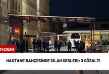 hastane bahçesinde silah sesleri: 3 gözaltı