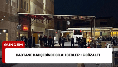 hastane bahçesinde silah sesleri: 3 gözaltı