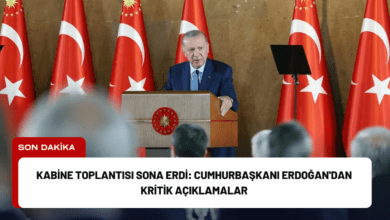 Kabine Toplantısı Sona Erdi: Cumhurbaşkanı Erdoğan'dan Kritik Açıklamalar