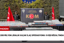 200 milyon liralık kaçak i̇laç operasyonu: 5 kişi gözaltında