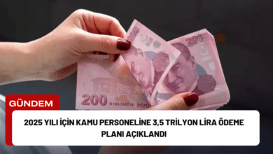 2025 yılı i̇çin kamu personeline 3,5 trilyon lira ödeme planı açıklandı