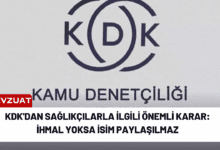 kdk'dan sağlıkçılarla i̇lgili önemli karar: i̇hmal yoksa i̇sim paylaşılmaz