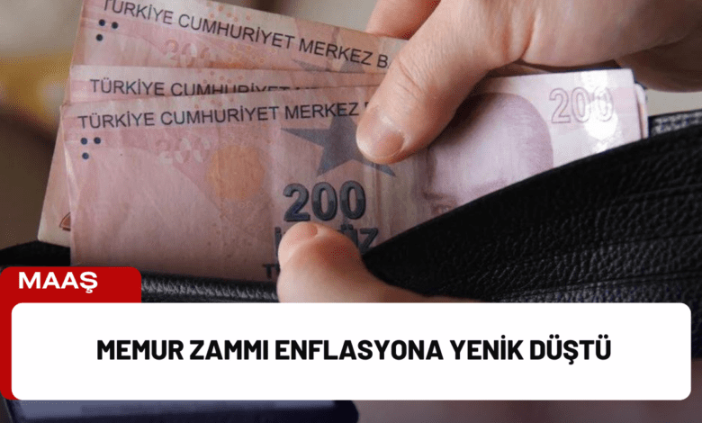 memur zammı enflasyona yenik düştü