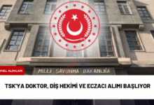 tsk'ya doktor, diş hekimi ve eczacı alımı başlıyor