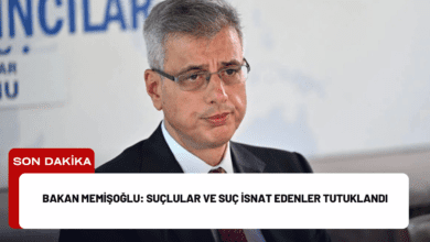 bakan memişoğlu: suçlular ve suç i̇snat edenler tutuklandı