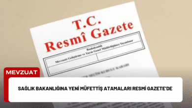 sağlık bakanlığına yeni müfettiş atamaları resmi gazete’de