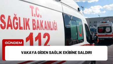 vakaya giden sağlık ekibine saldırı