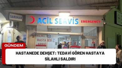 hastanede dehşet: tedavi gören hastaya silahlı saldırı