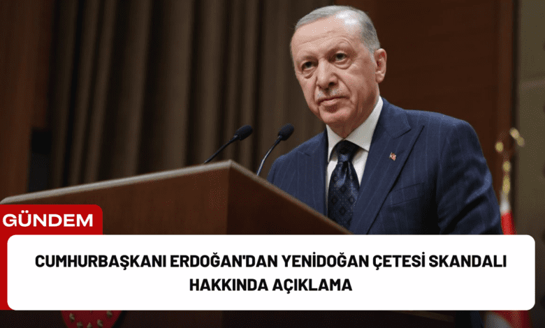 cumhurbaşkanı erdoğan'dan yenidoğan çetesi skandalı hakkında açıklama