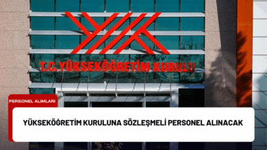 yükseköğretim kuruluna sözleşmeli personel alınacak