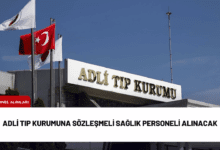 adli tıp kurumuna sözleşmeli sağlık personeli alınacak