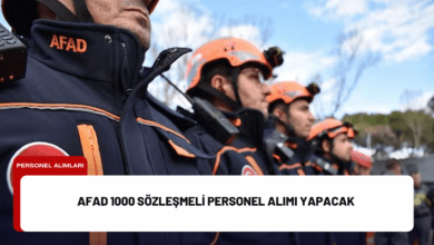 afad 1000 sözleşmeli personel alımı yapacak