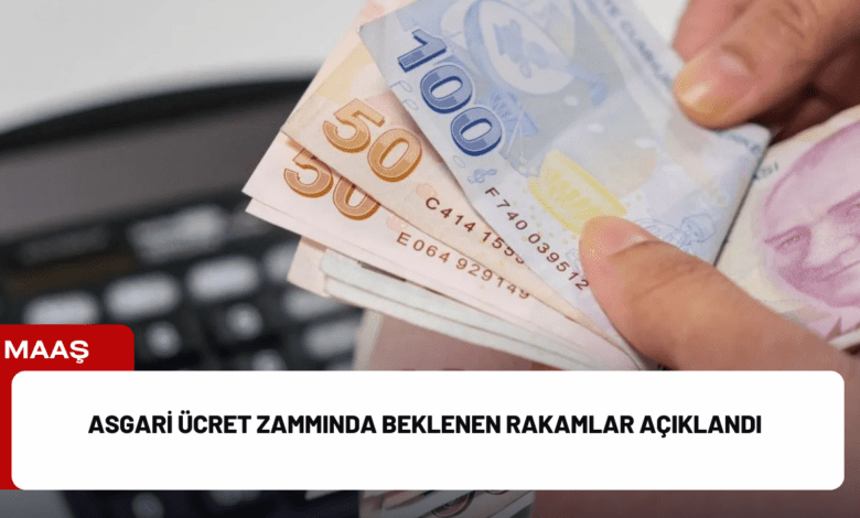 asgari ücret zammında beklenen rakamlar açıklandı