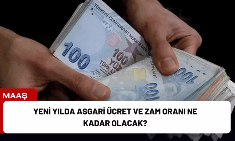 yeni yılda asgari ücret ve zam oranı ne kadar olacak?