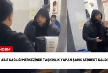 aile sağlığı merkezinde taşkınlık yapan şahıs serbest kaldı