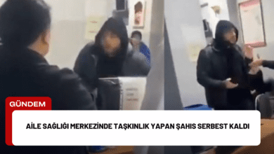 aile sağlığı merkezinde taşkınlık yapan şahıs serbest kaldı