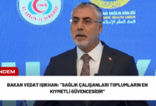 bakan vedat işıkhan: "sağlık çalışanları toplumların en kıymetli güvencesidir"