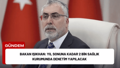 bakan işıkhan: yıl sonuna kadar 2 bin sağlık kurumunda denetim yapılacak