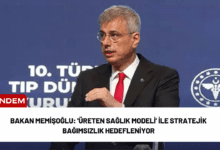 bakan memişoğlu: 'üreten sağlık modeli' ile stratejik bağımsızlık hedefleniyor