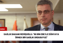 sağlık bakanı memişoğlu: "60 bin ebe ile dünyaya örnek bir sağlık ordusuyuz"