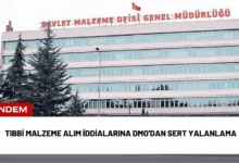 tıbbi malzeme alım i̇ddialarına dmo'dan sert yalanlama