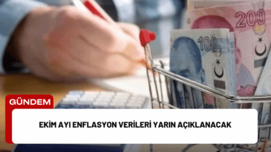 ekim ayı enflasyon verileri yarın açıklanacak