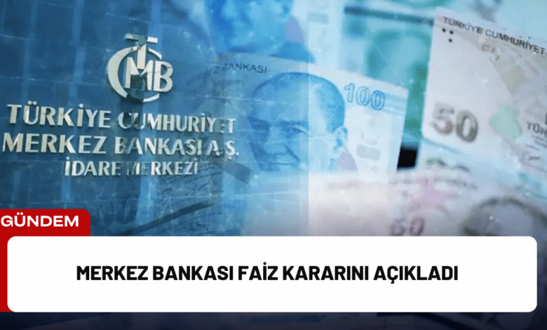 merkez bankası faiz kararını açıkladı