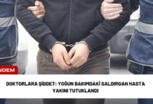 doktorlara şiddet: yoğun bakımdaki saldırgan hasta yakını tutuklandı