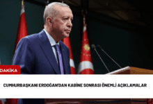 cumhurbaşkanı erdoğan'dan kabine sonrası önemli açıklamalar