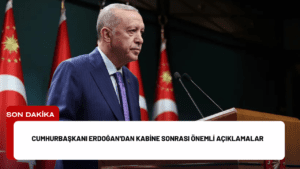 Cumhurbaşkanı Erdoğan’dan Kabine Sonrası Önemli Açıklamalar