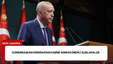 cumhurbaşkanı erdoğan'dan kabine sonrası önemli açıklamalar