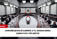 cumhurbaşkanlığı kabinesi, 9 yıl aradan sonra çankaya’da toplanıyor