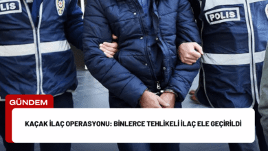 kaçak i̇laç operasyonu: binlerce tehlikeli i̇laç ele geçirildi