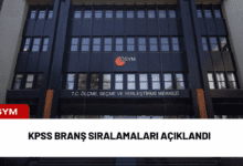 kpss branş sıralamaları açıklandı