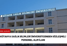 kütahya sağlık bilimleri üniversitesinden sözleşmeli personel alım i̇lanı