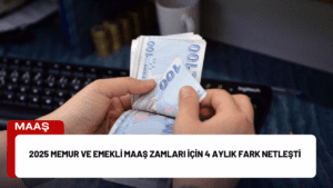 2025 Memur ve Emekli Maaş Zamları İçin 4 Aylık Fark Netleşti