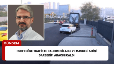 profesöre trafikte saldırı: silahlı ve maskeli 4 kişi darbedip, aracını çaldı