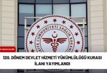 120. dönem devlet hizmeti yükümlülüğü kurası i̇lanı yayımlandı