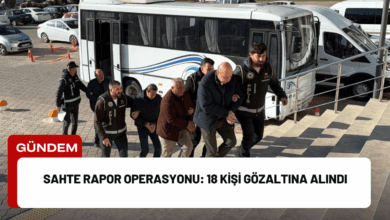 sahte rapor operasyonu: 18 kişi gözaltına alındı