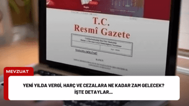 Yeni Yılda Vergi, Harç ve Cezalara Ne Kadar Zam Gelecek? İşte Detaylar...