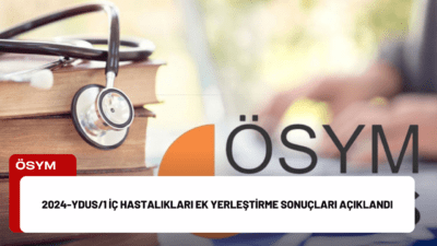 Ölçme, Seçme ve Yerleştirme Merkezince (ÖSYM) yayımlanan duyuruya göre, 2024-YDUS/1
