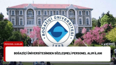 Boğaziçi Üniversitesinden Sözleşmeli Personel Alım İlanı