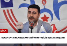 osman kaya: memur zammı %13’ü aşmayabilir, refah payı şart!