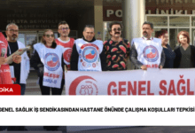 genel sağlık i̇ş sendikasından hastane önünde çalışma koşulları tepkisi