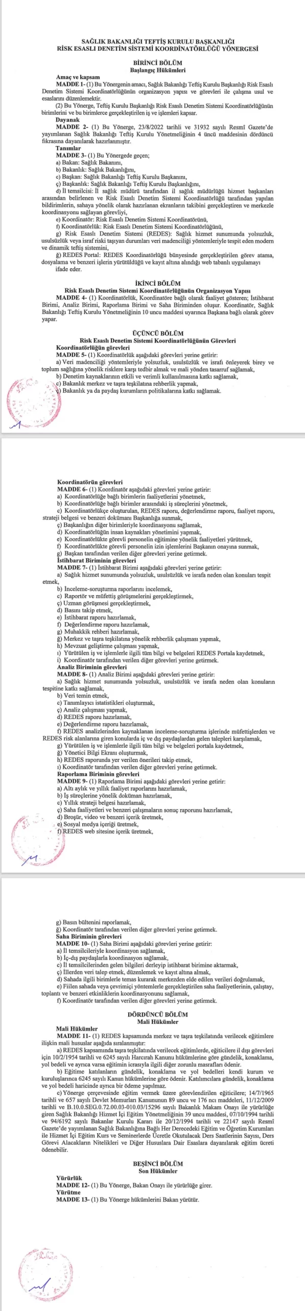 sağlık bakanlığından yeni adım: risk esaslı denetim yönergesi yayımlandı